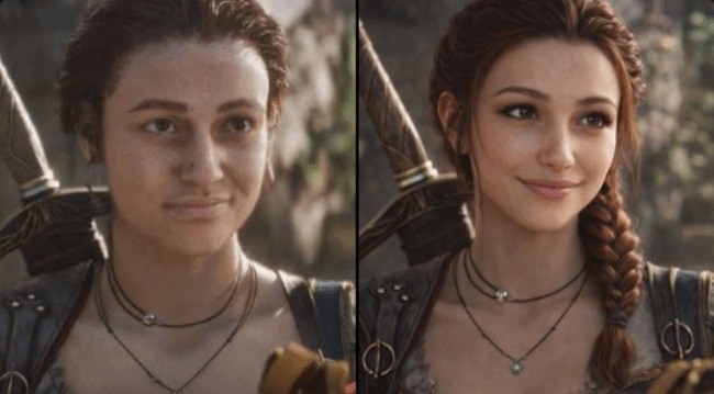 网友将《神鬼寓言4》NPC大妈改成黑美人 顺眼多了!