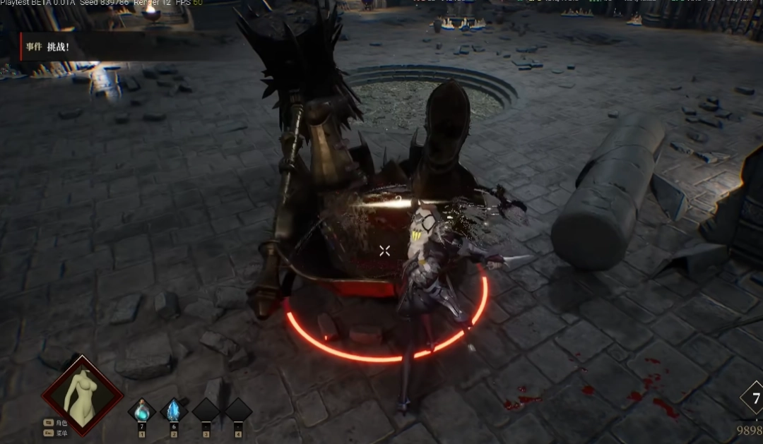 国产独立游戏《夜莺归笼》战斗测试:女角色死的越多穿的越少