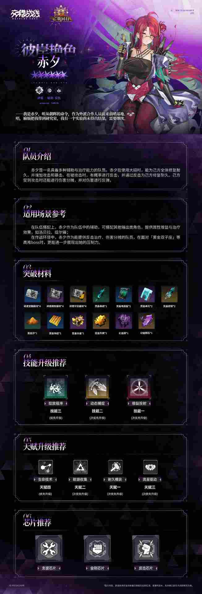 交错战线养成计划 ——「彼岸艳色」赤夕