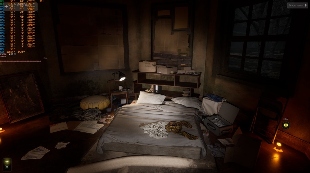 《克苏鲁:恐怖深渊》PC性能评测 1080P至少需RTX 3080