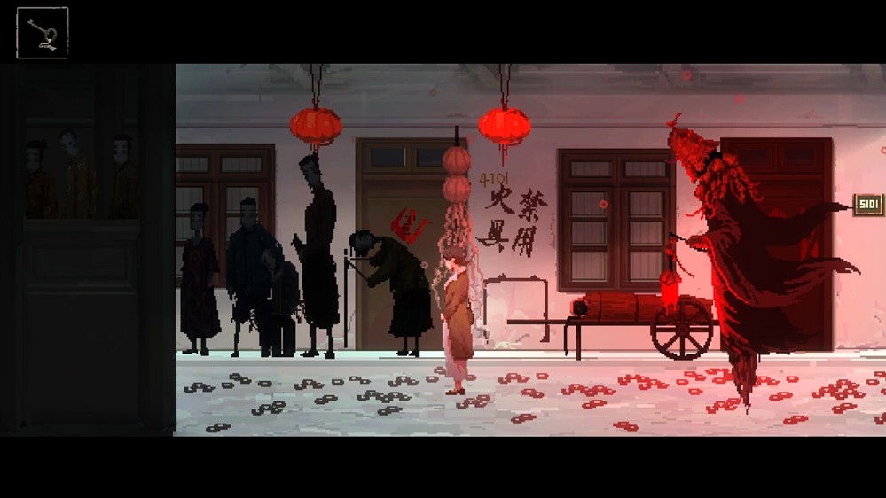 于昔日弄堂,感受中式志怪:全沪语配音像素解谜游戏《衔蝶》今日正式发售